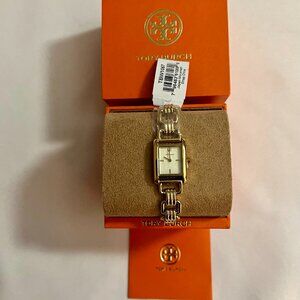 The Eleanor 3-in-1 Gold-Tone Stainless Steel Bracelet Necklace Watch 19mm